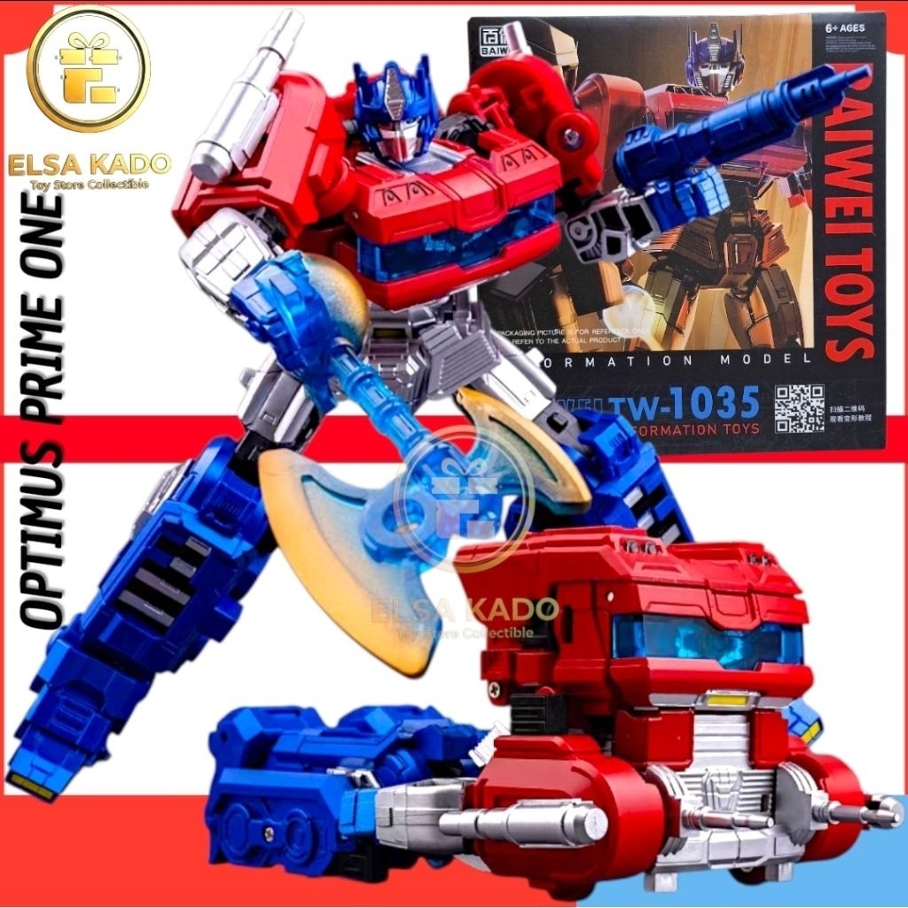 Jual Baiwei TW-1035 Orion Pax Final Form Transformers One Optimus Prime ...