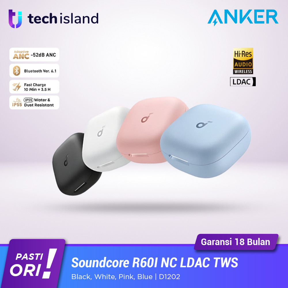 Jual Anker Soundcore R60i NC LDAC ANC Hi-Res AI Translation Real Time ...