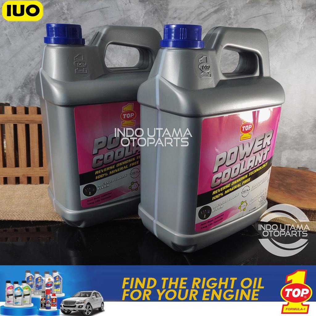 Jual Air Radiator Coolant TOP ONE Cairan Power Coolant TOP 1 Pink GALON ...
