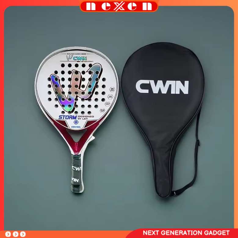 Jual CWIN Raket Padel Teardrop Carbon Fiber 3.6cm Thickness 350g - 6357 ...