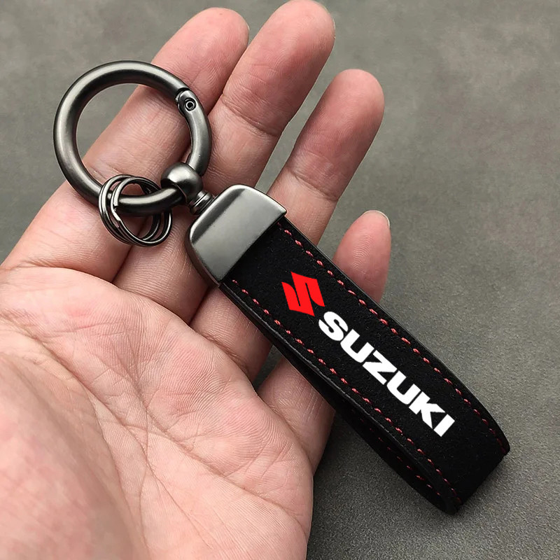 Jual 2025 Suede Key Ring Sport Car Keyain Custom Gift With Emblem For ...