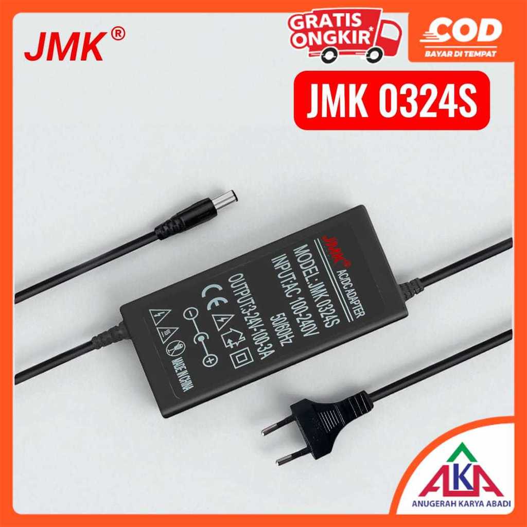 Jual JMK Power Adapter Adaptor Switching AC to DC Regulated Adjustable ...