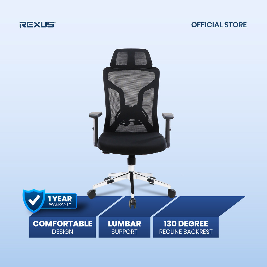 Jual Rexus Ergonomic Office Chair Kursi Kantor NC-4 / NC4 | Shopee ...