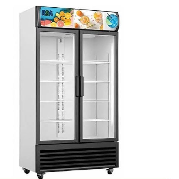 Jual RSA Kulkas Showcase 2 pintu Topaz 600 Topaz600 568 Liter 2 Pintu ...