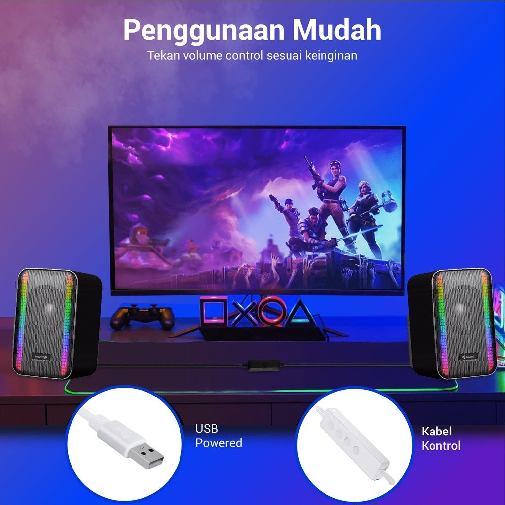 Jual Speaker Bluetooth X22 Kisonli Super Bass Portable Speaker Laptop ...