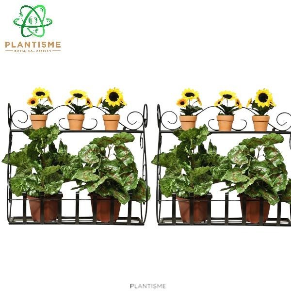 Jual Rak Tanaman - Subito WallPlanter Rak Dinding Besi Dua Tingkat 50 ...