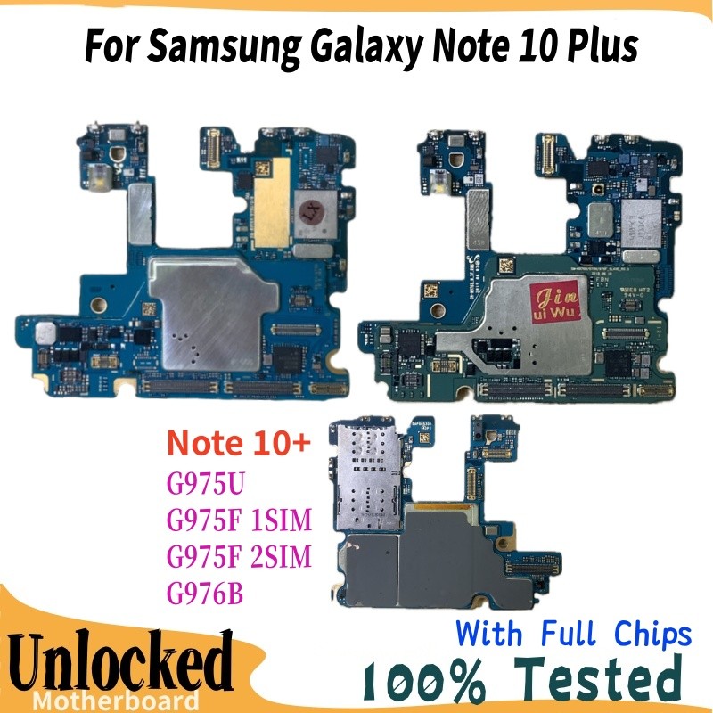 Jual 100% Working Mainboard For Samsung Galaxy Note 10 Plus N975F N975U ...