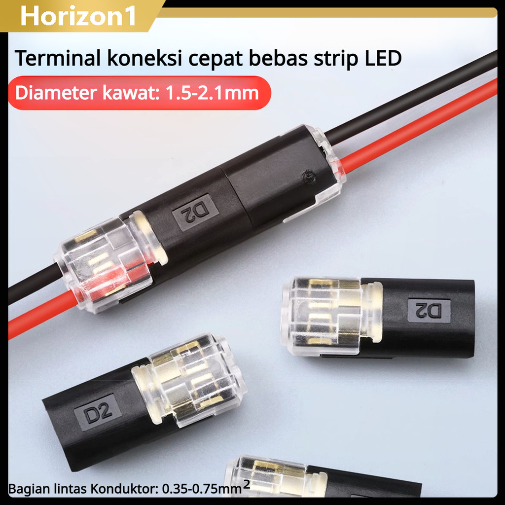 Jual 30PCS/ Konektor Daya Tipe Saling-Sambung LED D2 – Terminal Koneksi ...