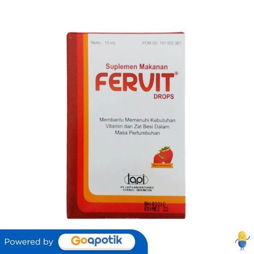 Jual Fervit Drops Isi 15 Ml Botol | Shopee Indonesia