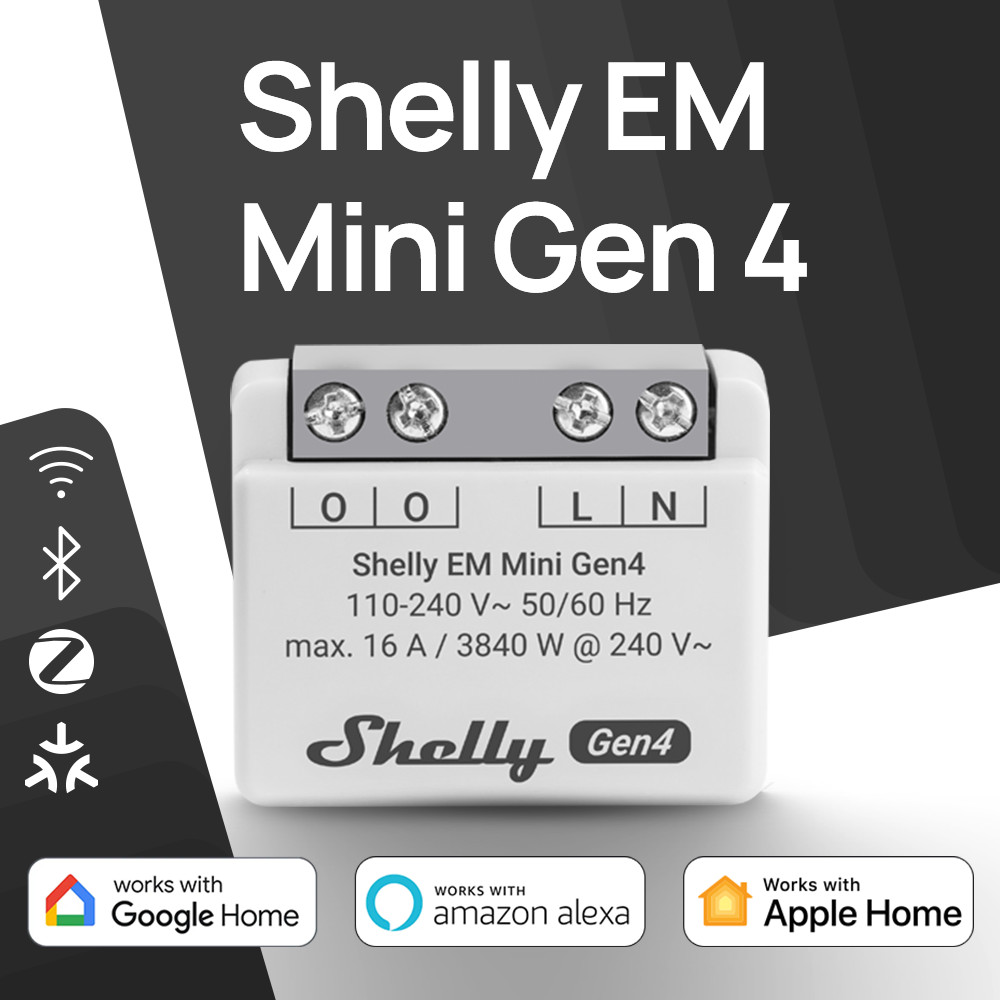 Jual Shelly EM Mini Gen4 Matter Compact Energy Meter Monitor energy ...