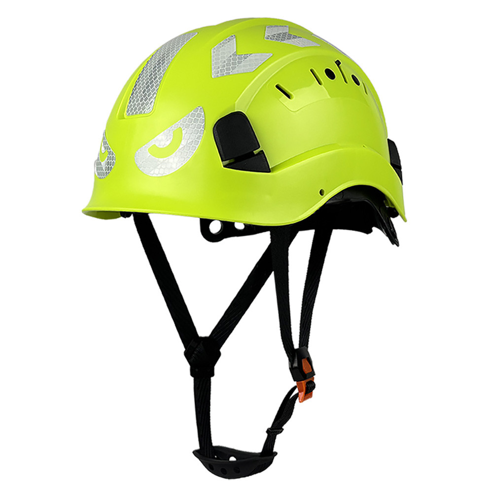 Jual CE Construction Safety Helmet w/ Reflective Stickers ABS Hard Hat ...