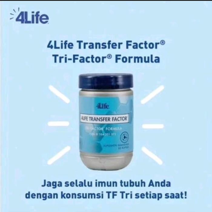 Jual 4Life Transfer Factor Formula Isi 60 Kapsul Asli Tri Factor ...