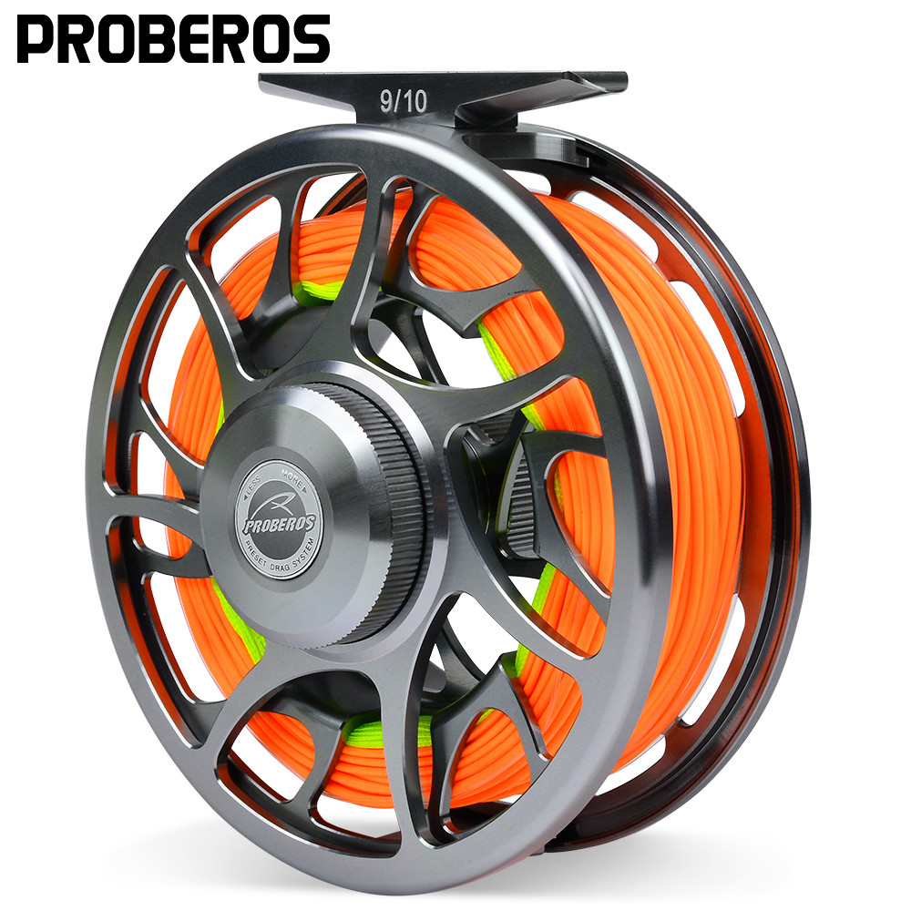 Jual PROBEROS flying fishing reel with line, dual dexterous lightweight ...
