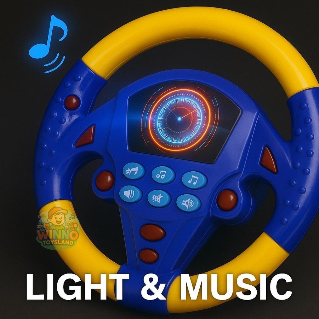 Jual Mainan Anak Setir Mobil Steering Wheel Music Simulation Latihan ...