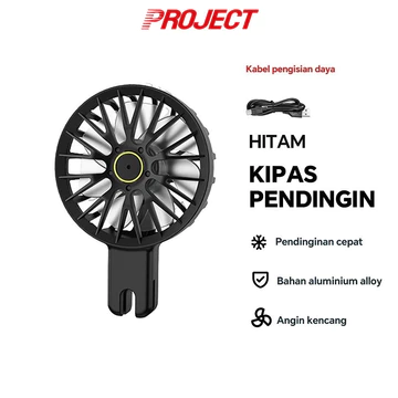 PJT Dudukan Laptop Lipat Multifungsi Cooling Kipas Laptop Portable Aluminium Adjustable Anti