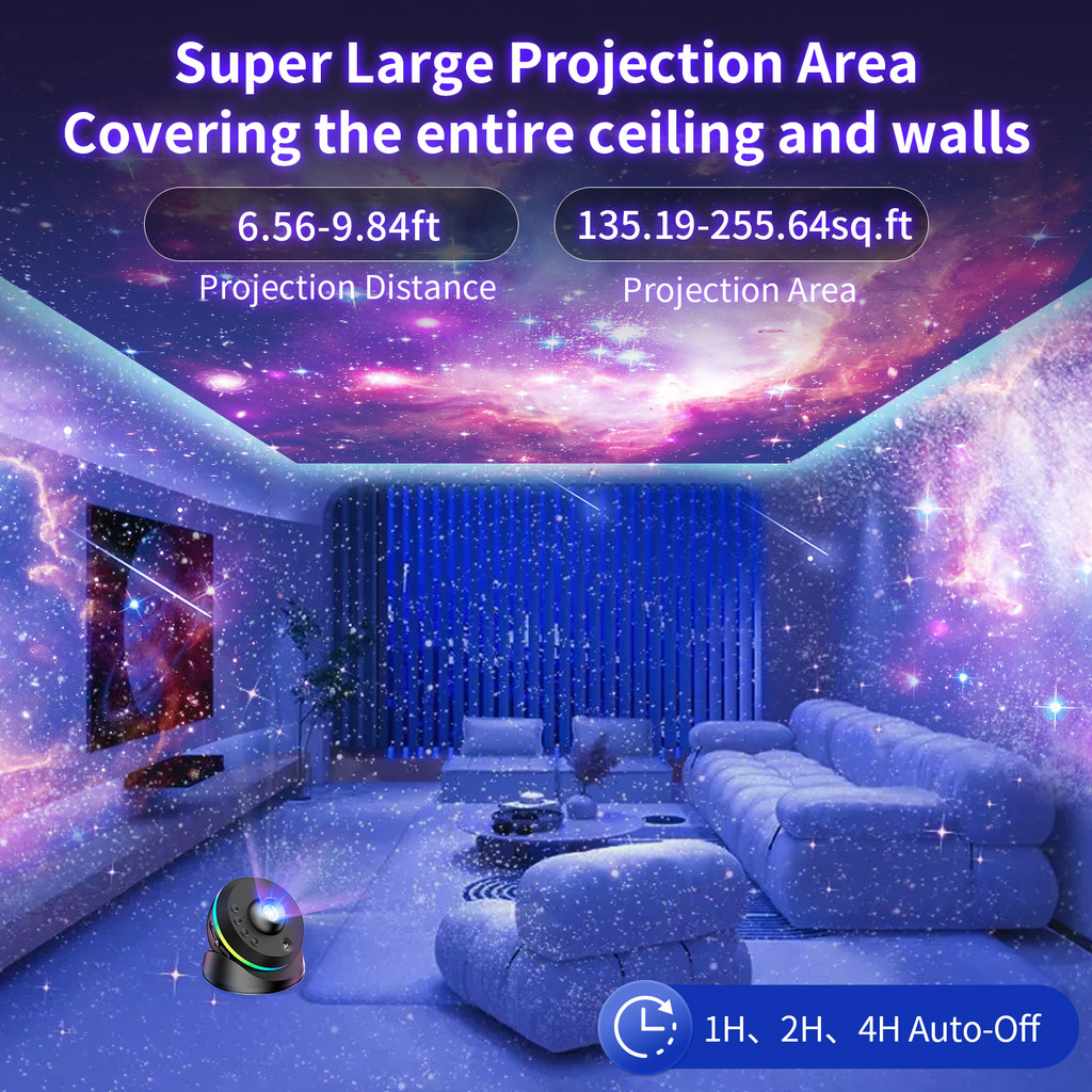 Jual 13-in-1 Galaxy Star Projector with Nebula Cloud, Dynamic Meteor ...