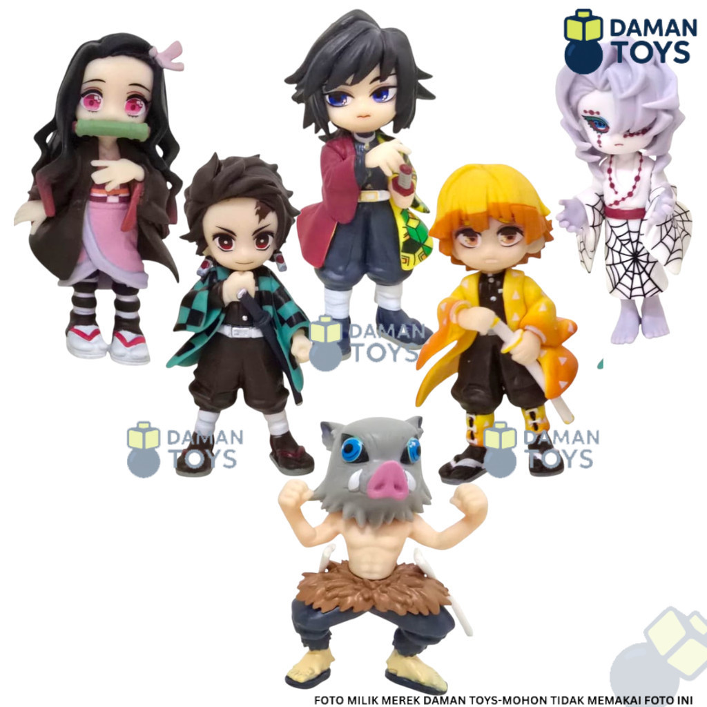 Jual Figure Demon Slayer Pal Version Tanjiro Nezuko Zenitsu Innosuke ...