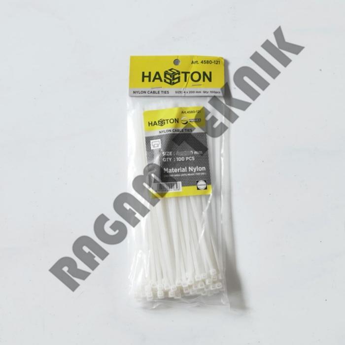 Jual cable ties 15 cm kabel tis hasston prohex putih 150 mm tali rivet ...