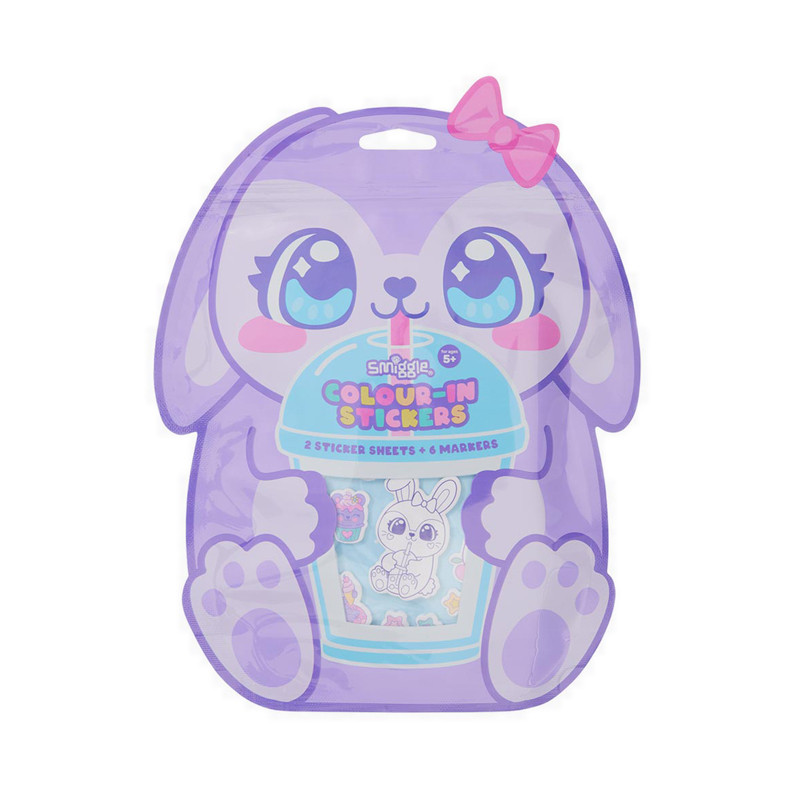 Jual Smiggle Book Sticker Label Pad Vol 1 Purple - IGL470414PUR ...