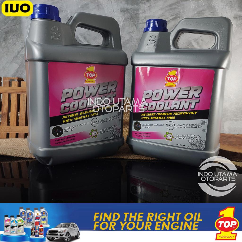 Jual Air Radiator Coolant TOP ONE Cairan Power Coolant TOP 1 Pink GALON ...