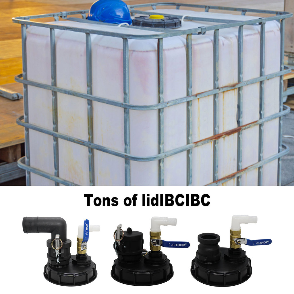 Jual 90 Degree Elbow IBC Cover Lid, IBC Tank Lid,Female Thread IBC Tank ...