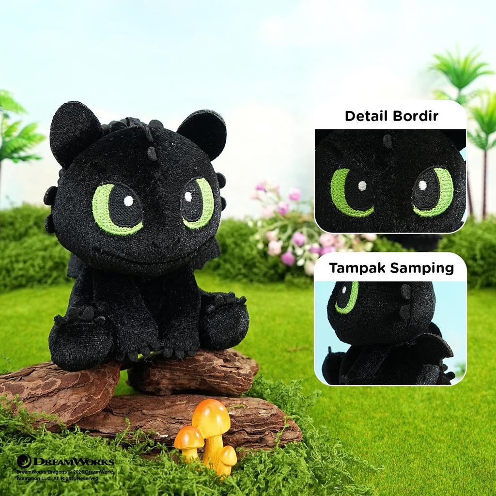 Jual TOKKADO Toothless Doll Bag Charm Keychain Gantungan Kunci Tas ...