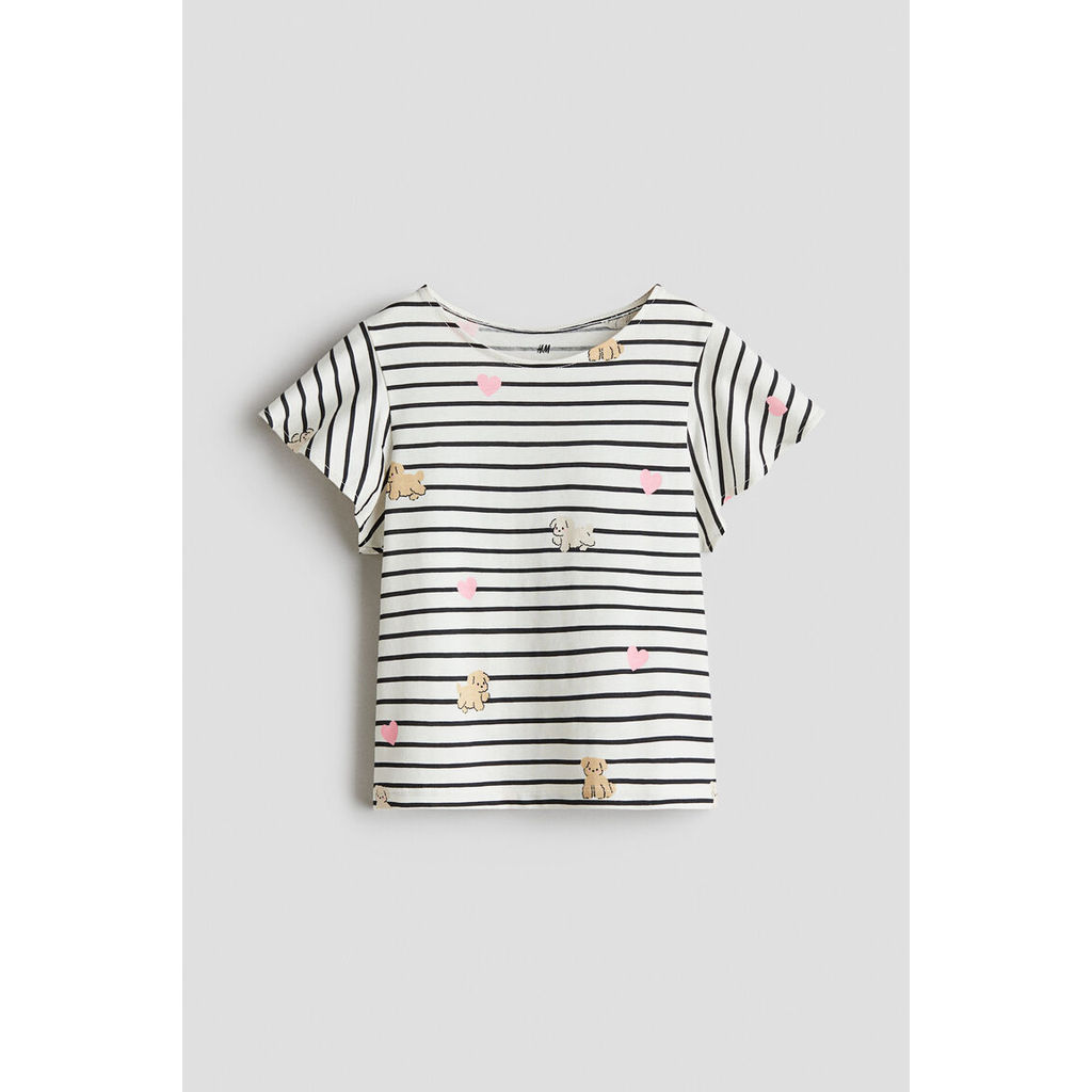 Jual H&M Anak Perempuan Atasan Dengan Lengan Flutter Bermotif 1298109 ...