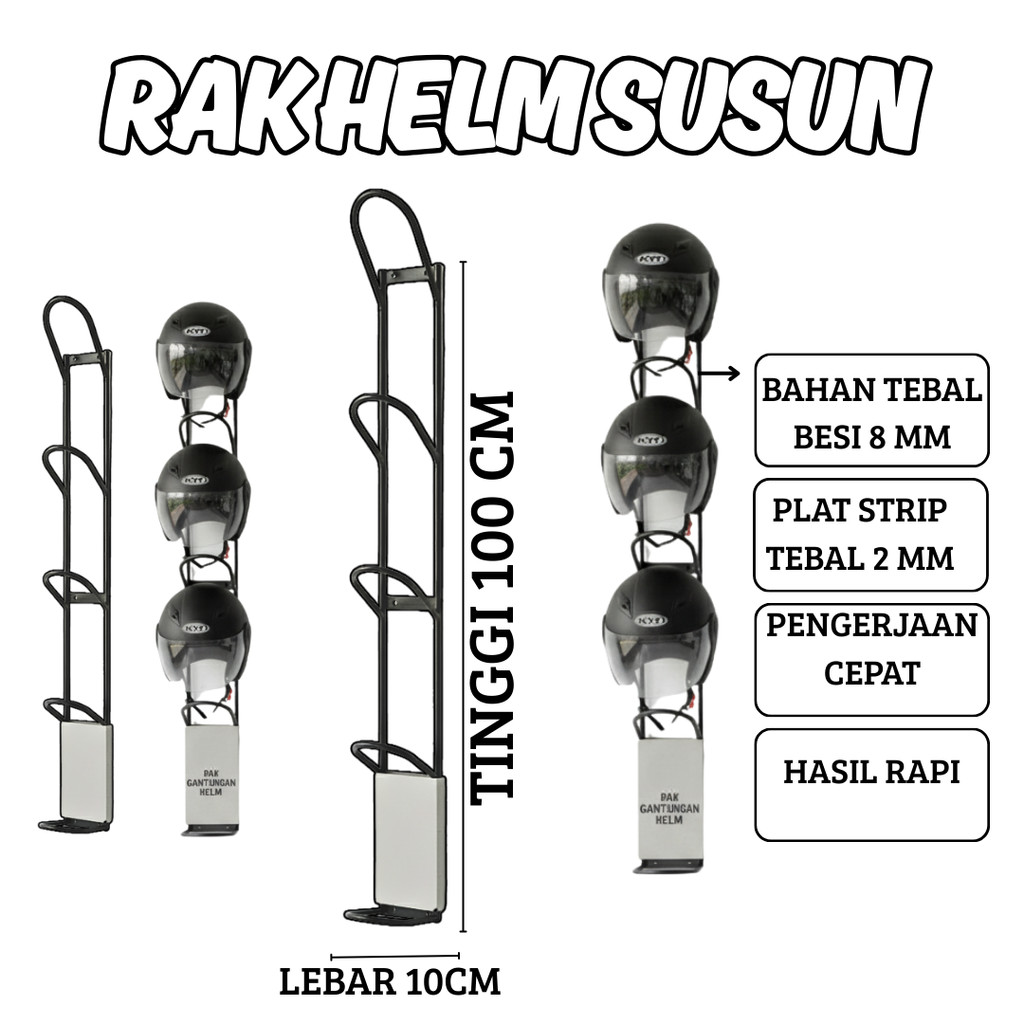Jual Tempat Helm Terlengkap & Harga Terbaru Juli 2026 | Shopee Indonesia