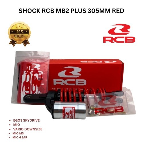 Jual RCB MB2 Plus 305mm Red – Shockbreaker Premium untuk Motor Harian ...
