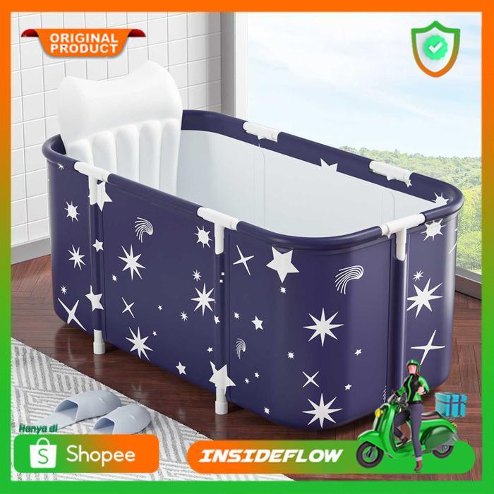 Jual Bak Mandi Lipat Portable SPA Bathtub Dewasa Kolam Bathub Terapi ...