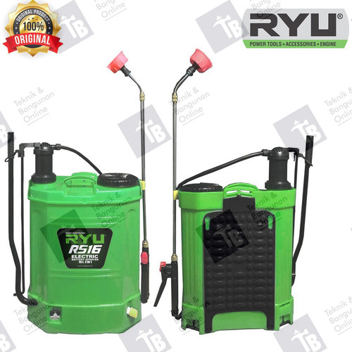 Jual RYU Alat Semprot Pertanian Electric Battery Sprayer 2 in 1 (16 L ...