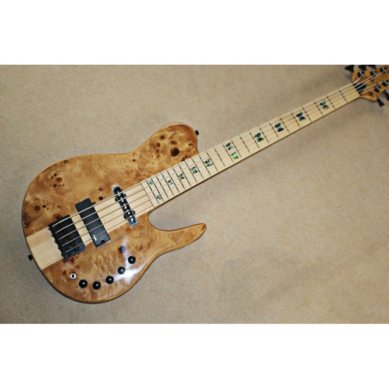 Jual Butterfly Bass 5 String Full Body Electric Bass Guitar With Tree ...