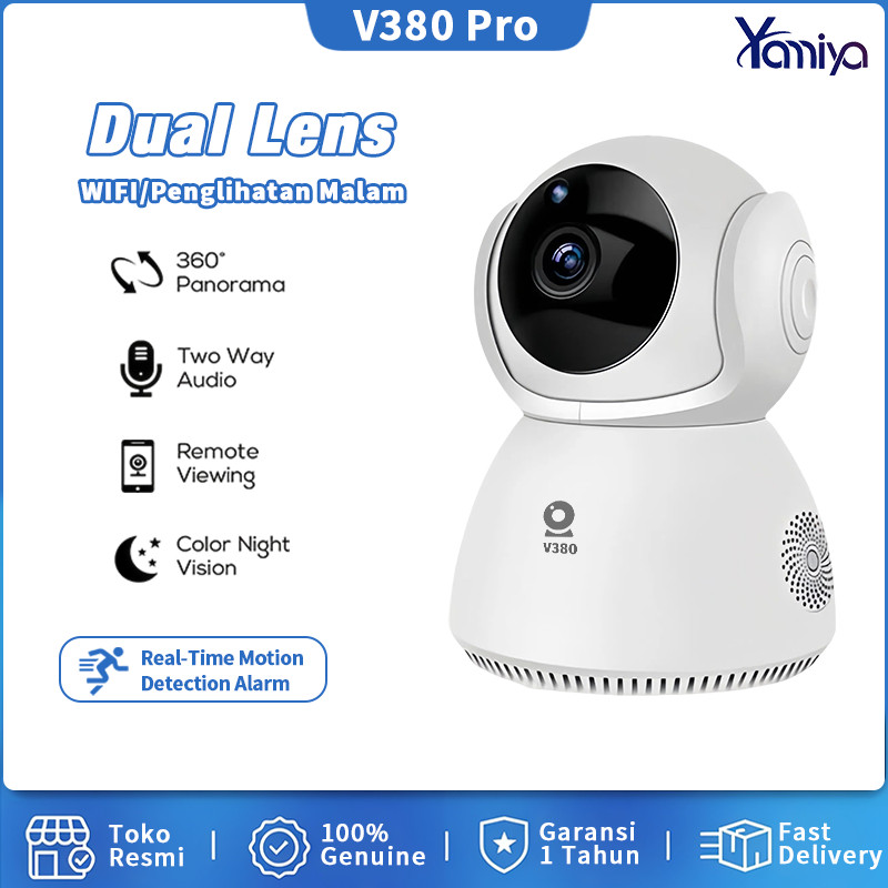 Jual V380 Pro CCTV Full HD Wireless Wifi 360° Motion Detect Two-Way ...