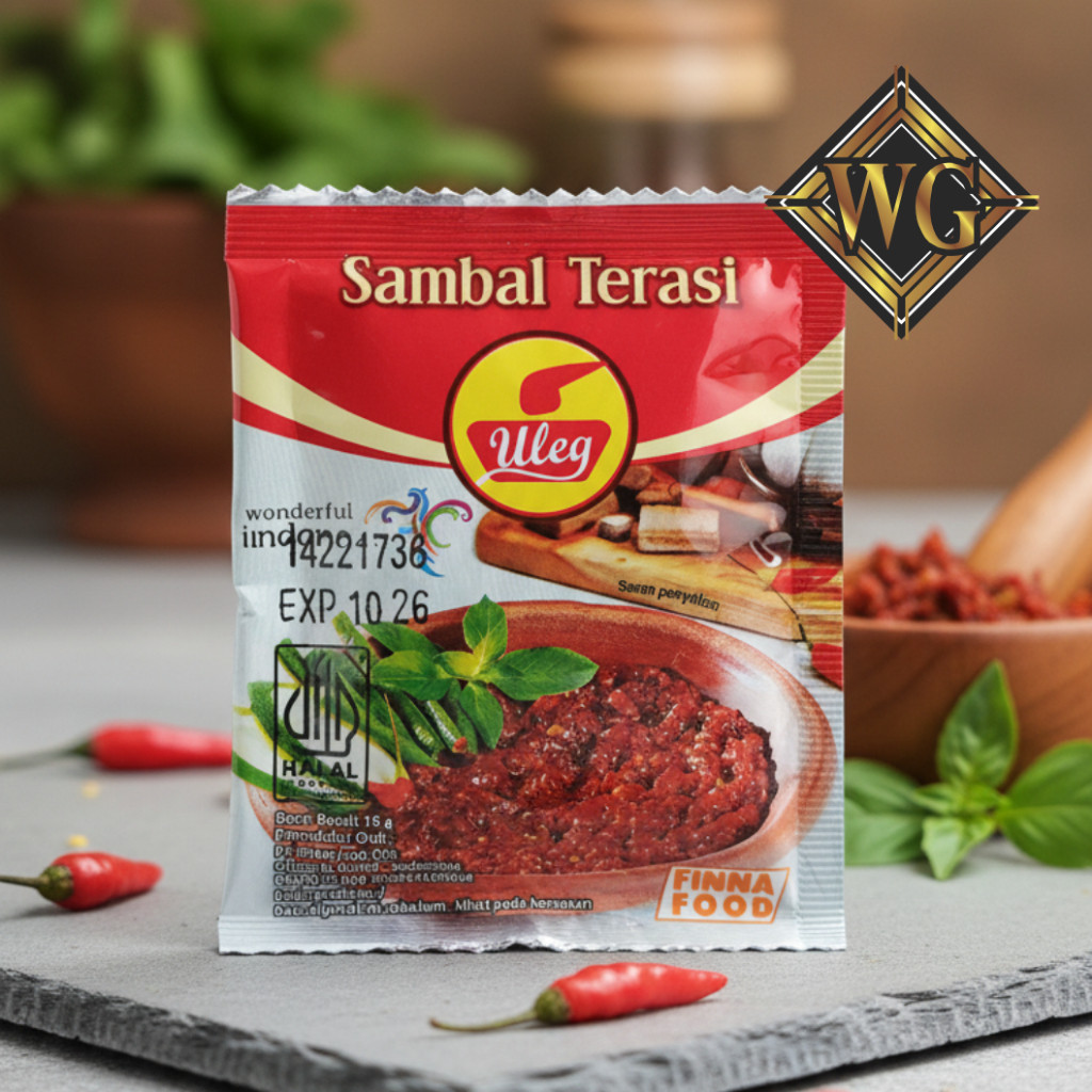 Jual Sambal Terasi Uleg Finna Food 18g – Sambal Sachet Instan Siap ...