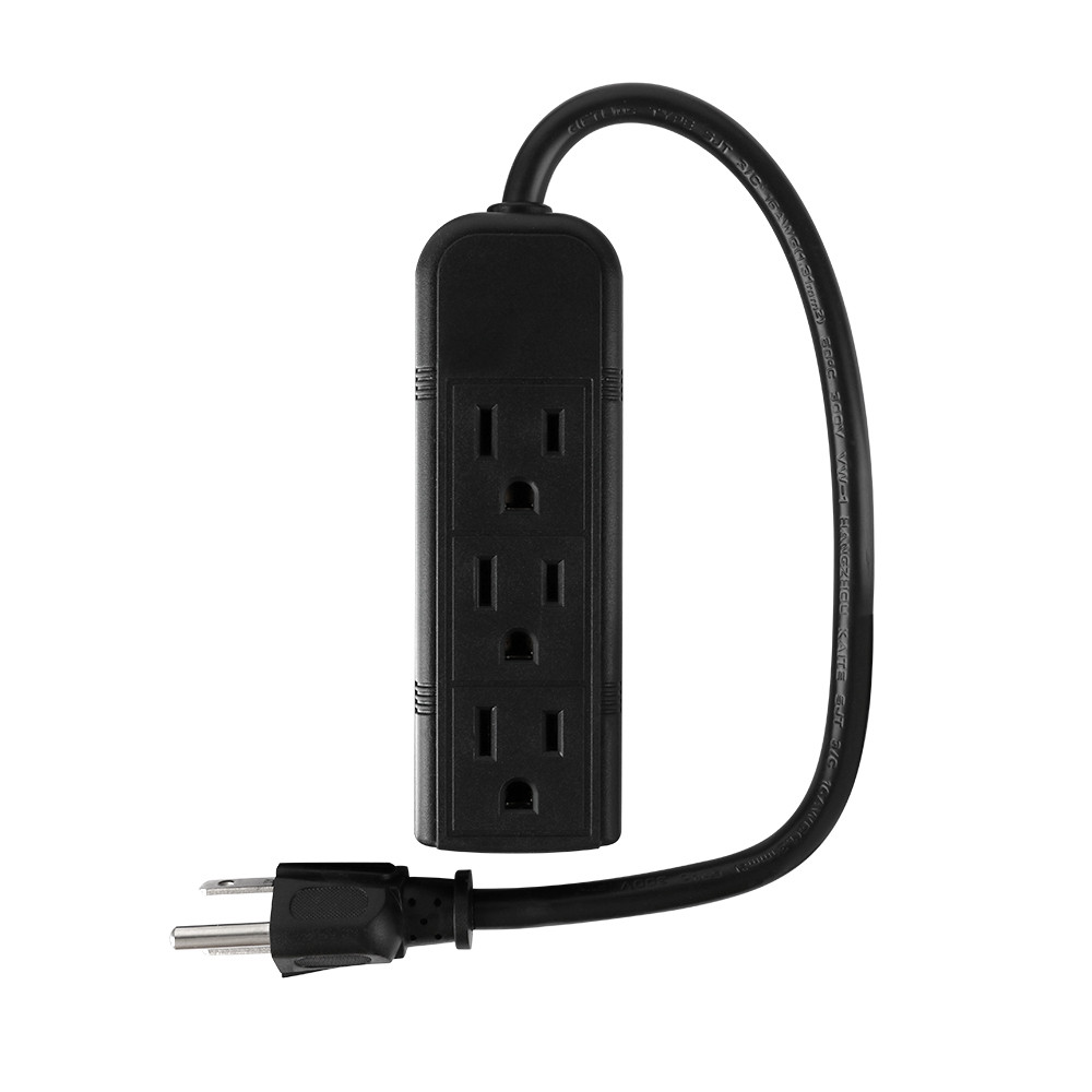 Jual Power Strip with Flat plug -, US standard, 3 ground sockets Heavy ...