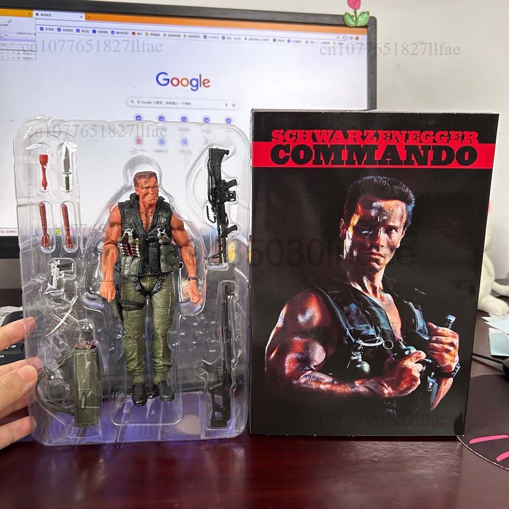 Jual NONA MUDA' NECA New Terminator T-800 Commando Arnold ...