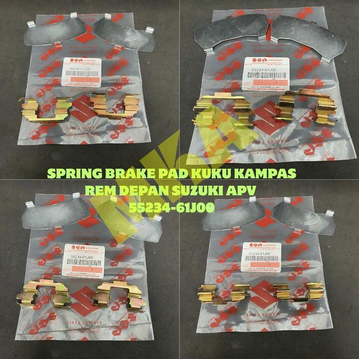 Jual SPRING BRAKE PAD KUKU KAMPAS REN DEPAN SUZUKI APV P/N 55234-61J00 ...