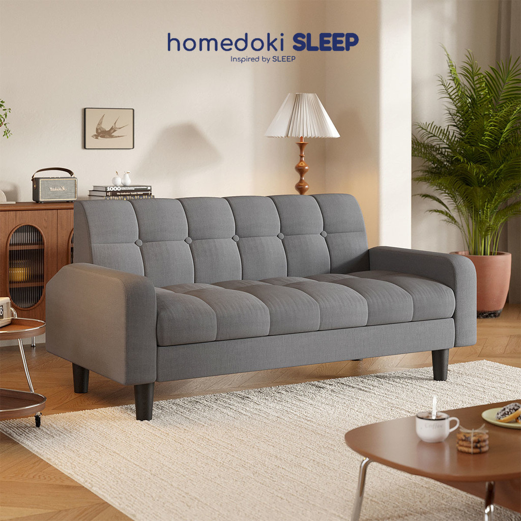Homedoki Sofa Ruang Tamu/Sofa Aesthetic/Sofa Kecil/Sofa 2 Seater