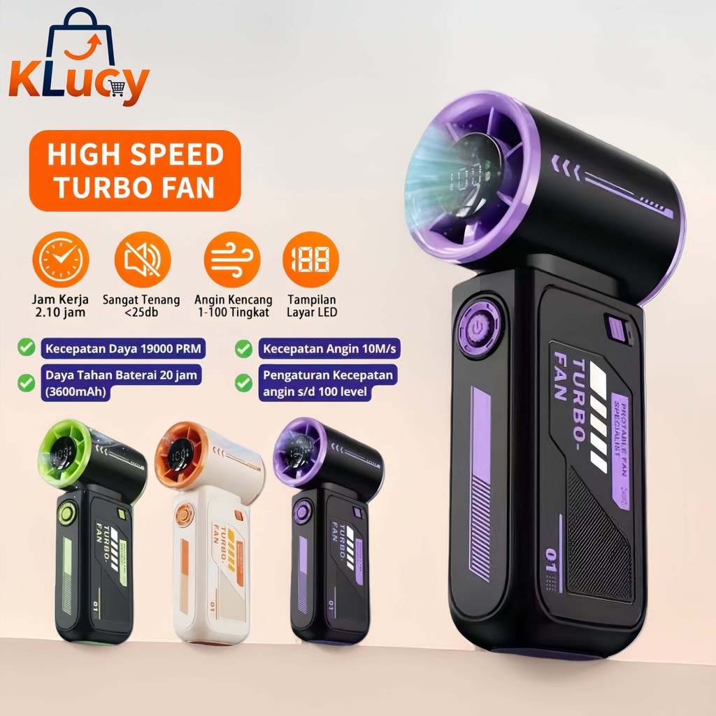 Jual KLucky N115 High-Speed Kipas Keren Secara Mekanis 100 Gear Wind ...