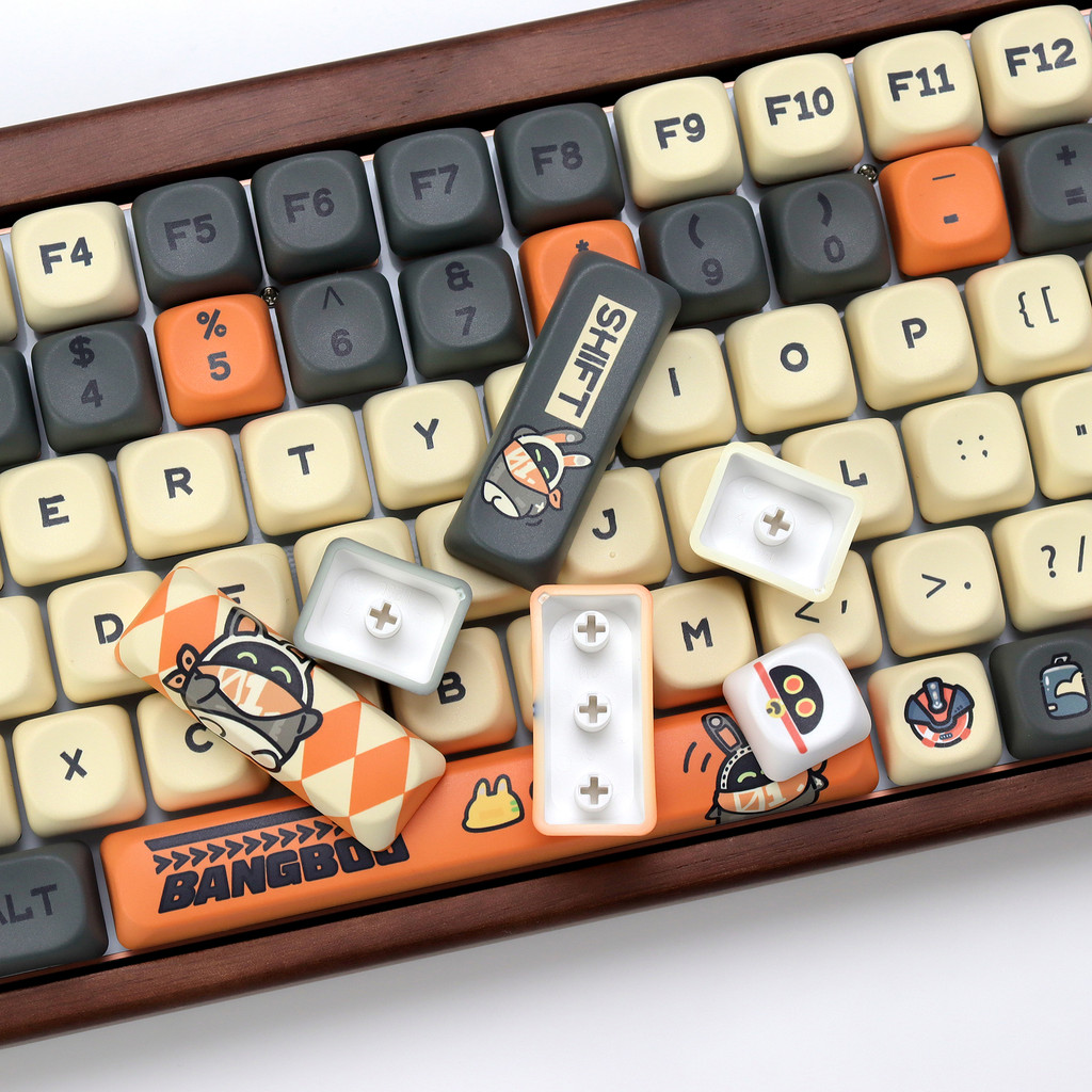 Jual KBDiy Cute Anime ZZZ Bangboo Keycap PBT KOA Profile Alice Split ...