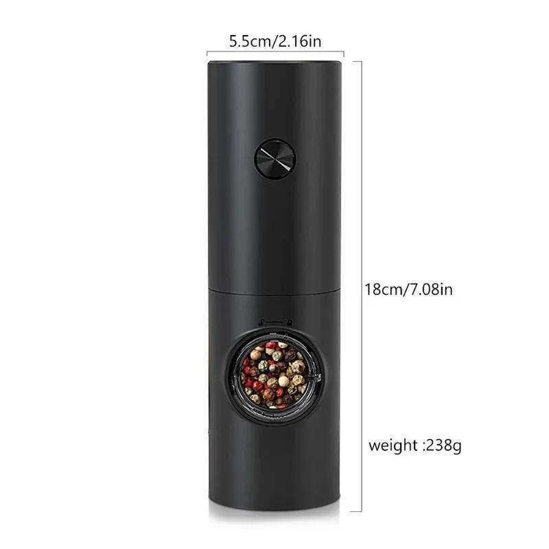 Jual Electric Automatic Salt and Pepper Grinder Set Rechargeable ...