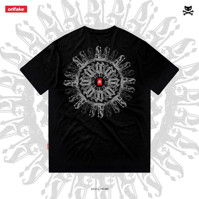 Jual (COD) Orifake - T-Shirt Regular Sigil Crown 200gsm Unisex - M ...