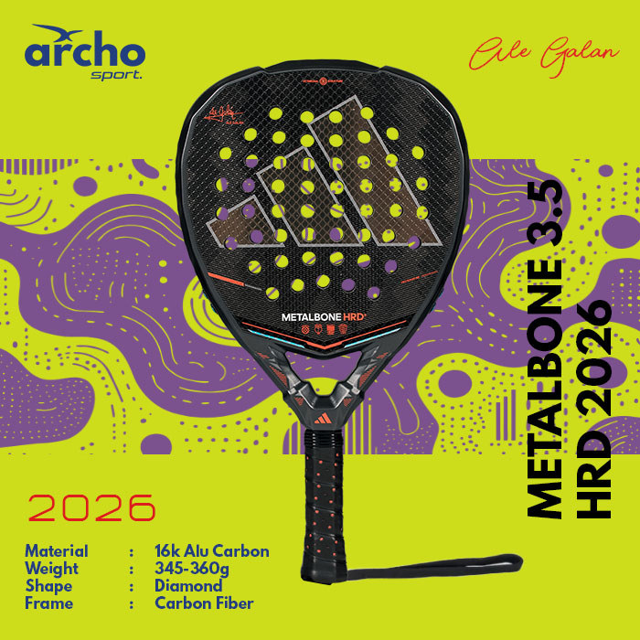 Jual METALBONE 3.5 HRD+ 2026 Ale Galan Padel Racket / Raket Padel ...