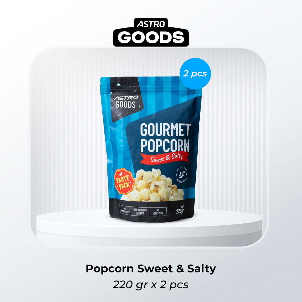 Jual Astro Goods - Bundle Popcorn Premium Sweet & Salty 220 gram isi 2 ...