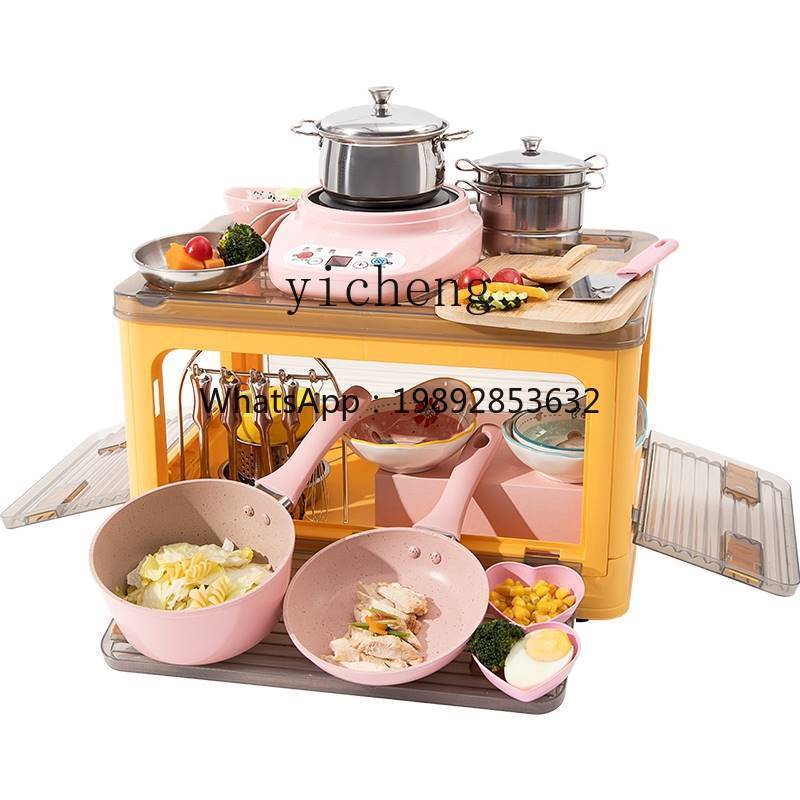 Jual Mini Small Kitchen Real Cooking Suit Real Version Full Set for ...
