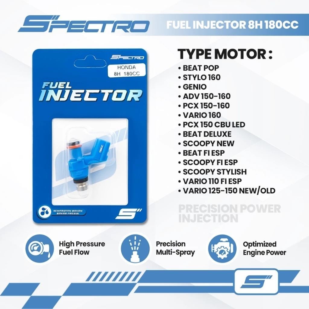 Jual Injector Injektor Spectro Racing 130CC 140CC 150CC 160CC 180CC ...