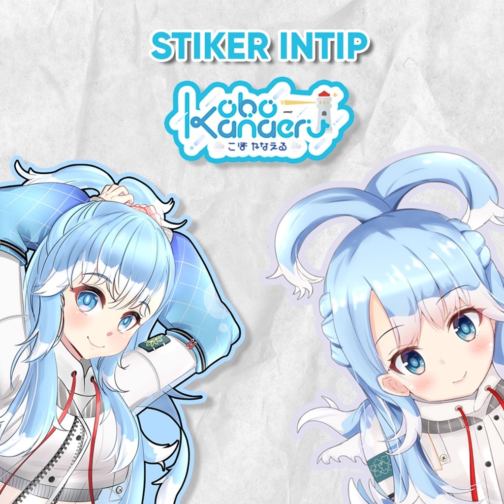 Jual Stiker Kobo Kanaeru Intip Samping Hololive Vtuber Anime Waterproof ...