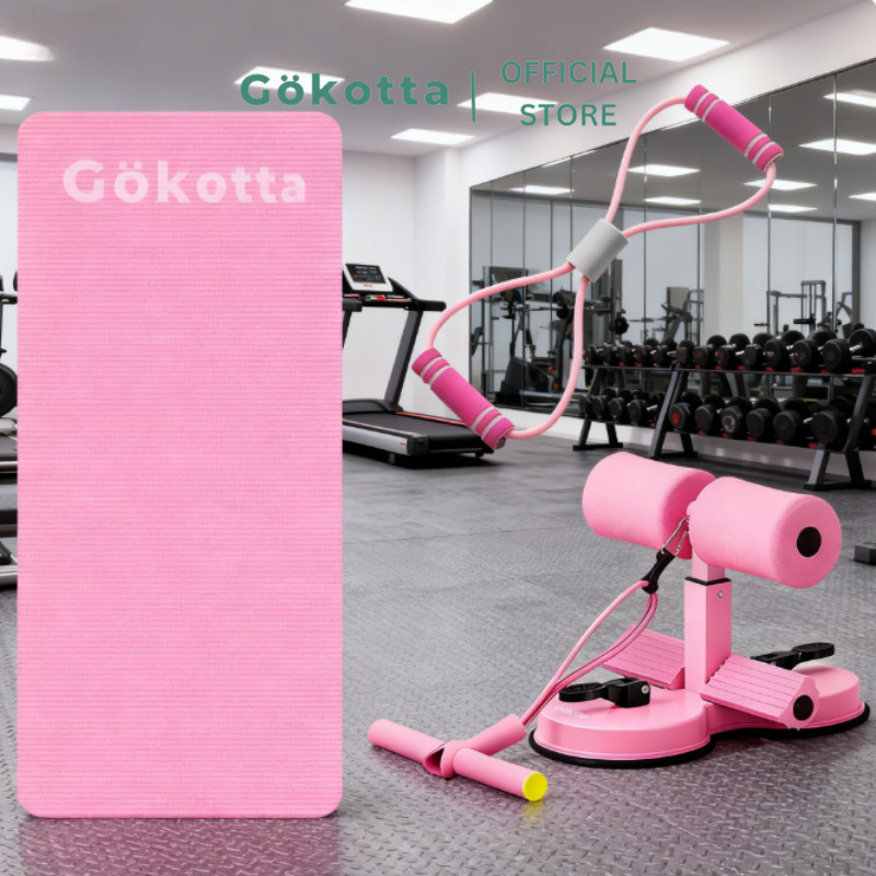 Jual GOKOTTA Set Matras Yoga dan Bar Sit-Up Portabel: Matras Yoga ...