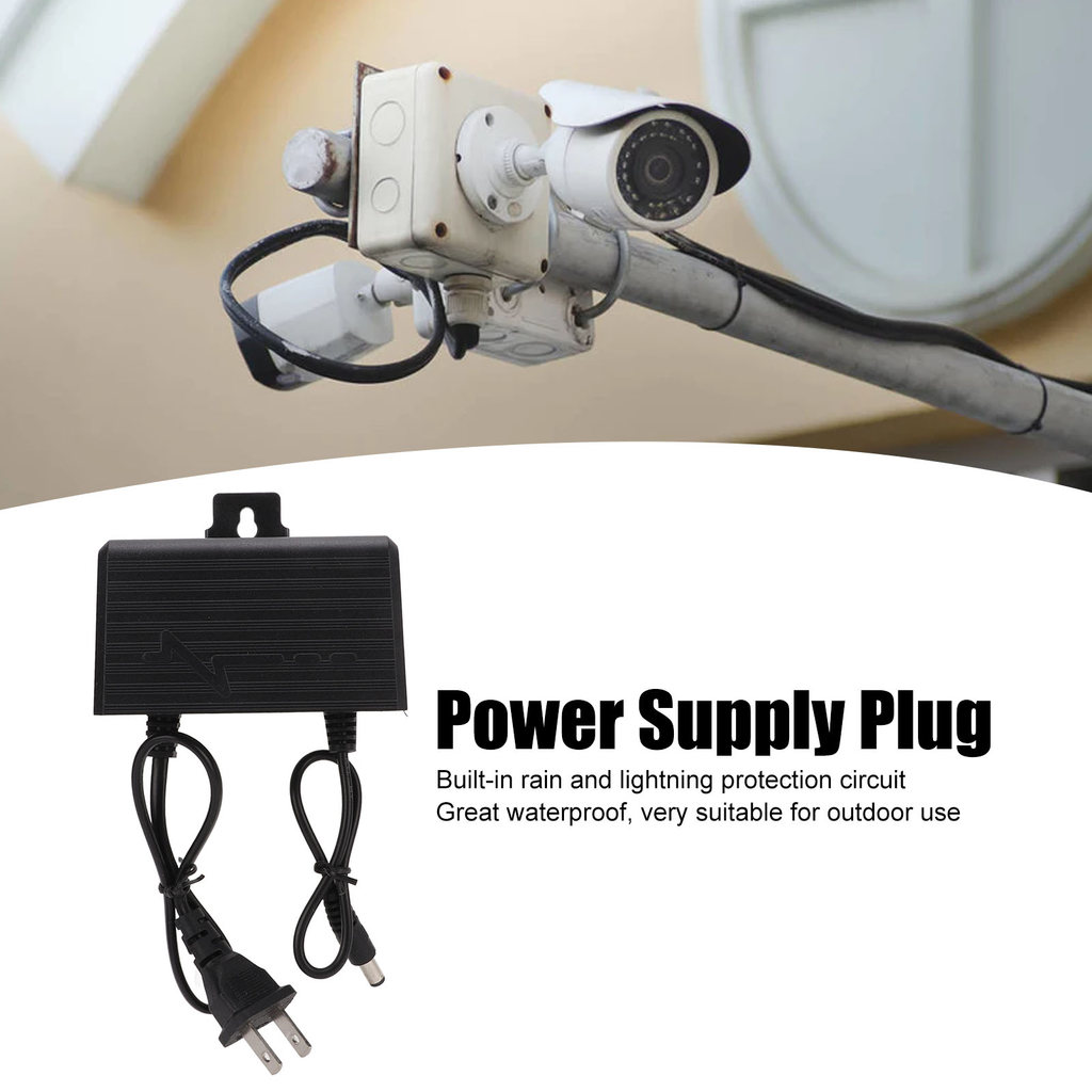 Jual 12V 2A Power Supply Outdoor Waterproof Lightning Protection AC100 ...