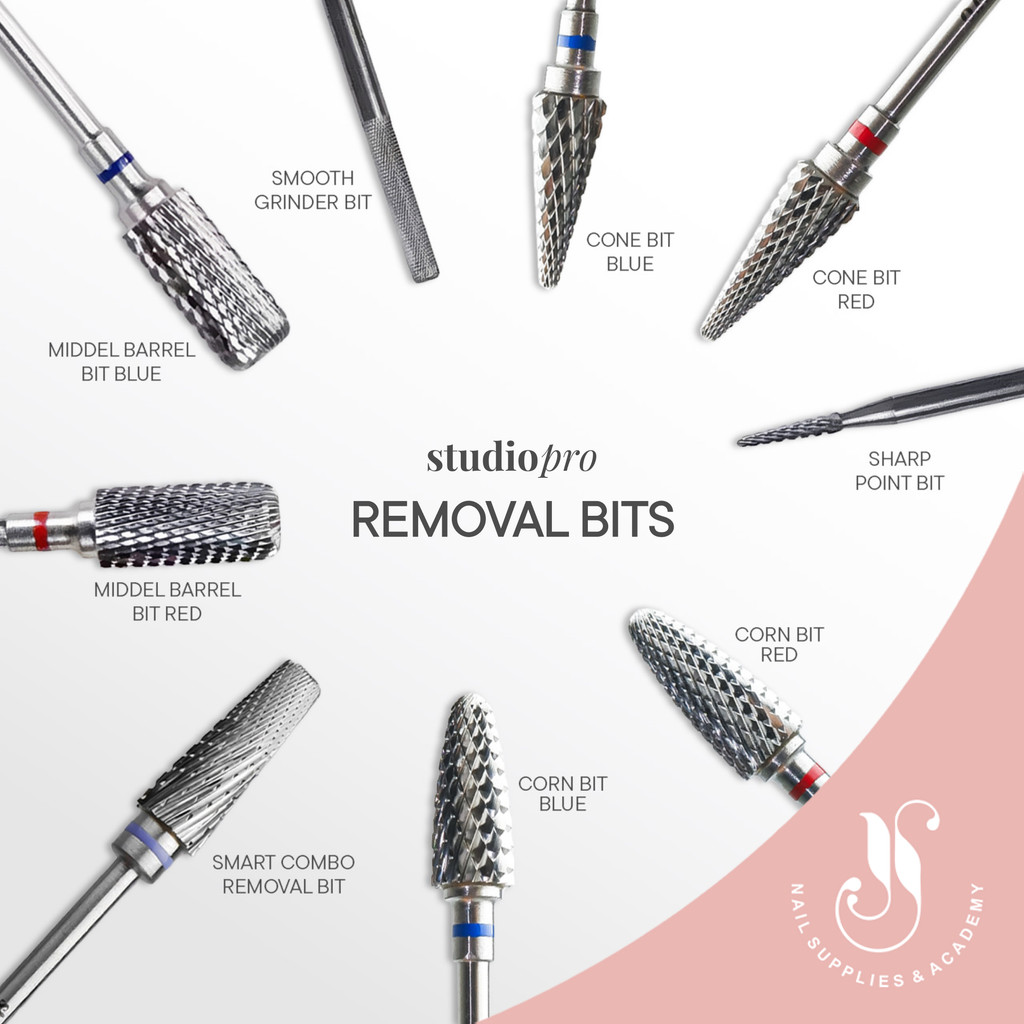 Jual Studio Pro Removal Nail Bits All Variant Accessories Remover Bit ...